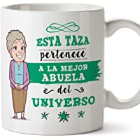 MUGFFINS Taza Abuela - Esta Taza Pertenece a la Mejor Abuela del Universo - Taza Desayuno-Idea Regalo Original-Día de la…